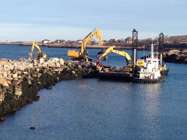 Bearskin Neck Breakwater Repairs