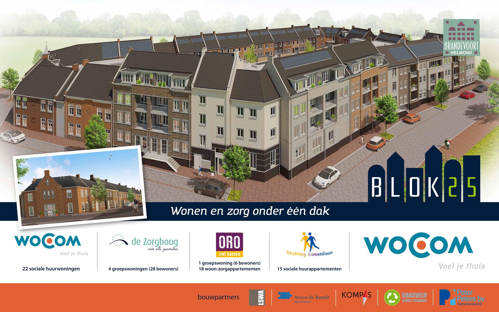 Blok 1 tm 4 De Veste 25 te Helmond