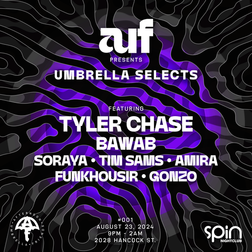 Umbrella Selects #001 // Tyler Chase flyer