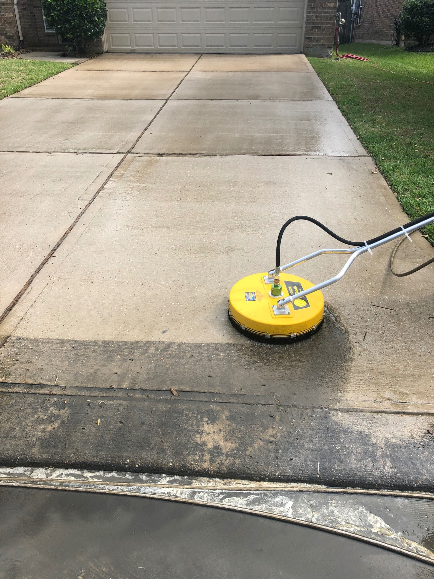 Concrete Driveway Pressure Washing