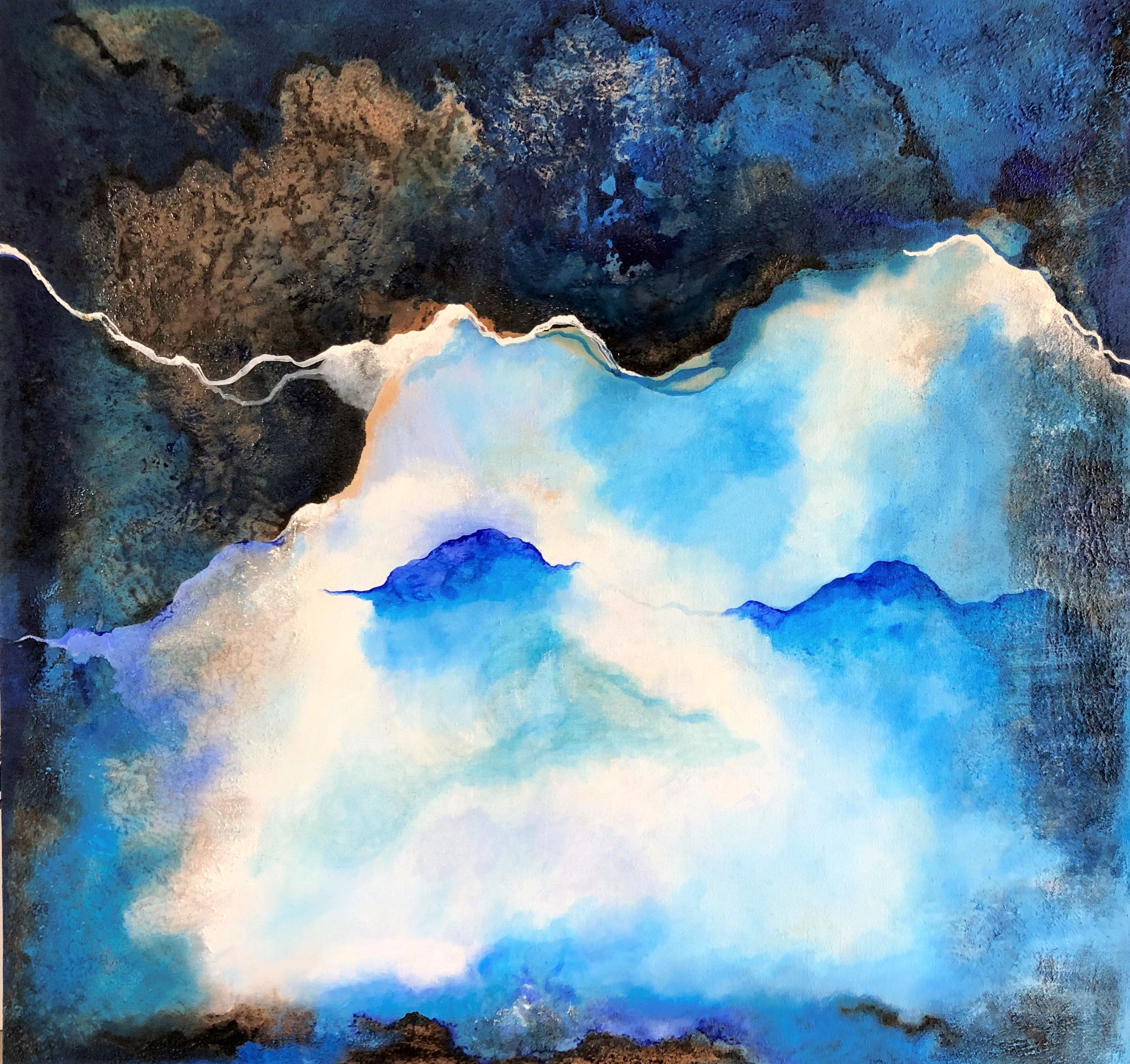 Grand bleu après l'orage
