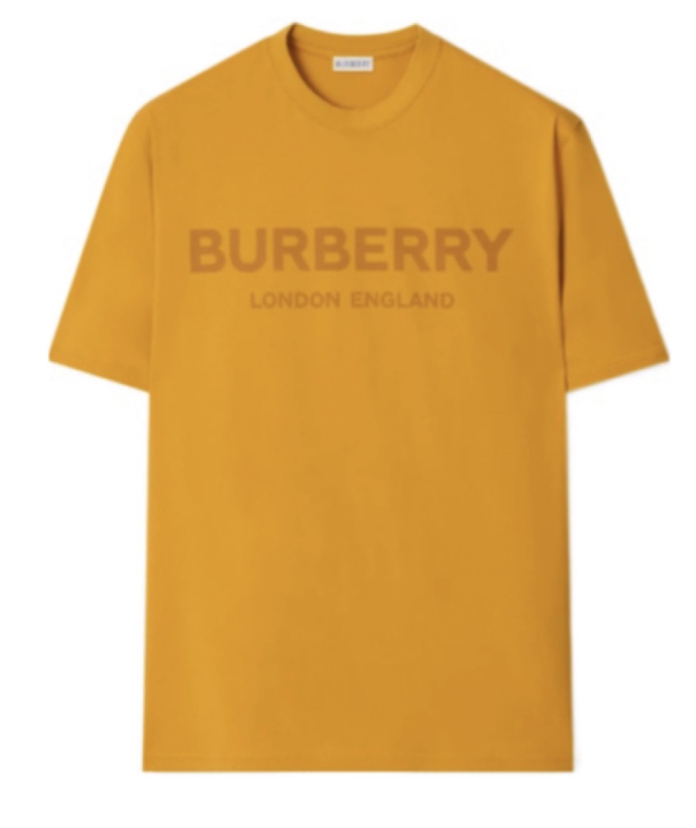 Burberry Men Logo Cotton T-shirt