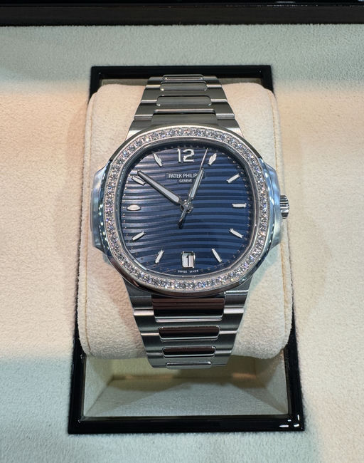 Patek Philippe Nautilus Ref. 7118/1200a blue — Pre-Owned, authenticated by 13th Time
