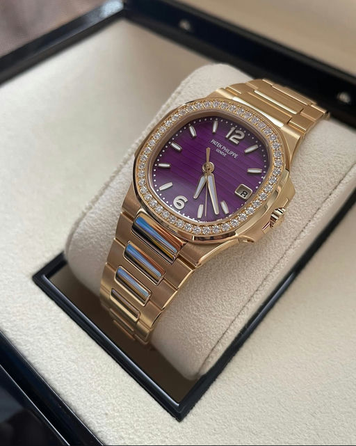 Patek Philippe Nautilus Ref. 7010/1r purple — Brand New, authenticated by 13th Time