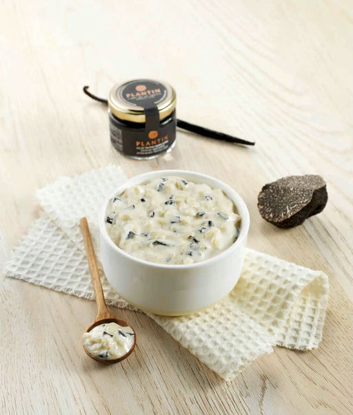 Riso al latte con tartufo nero