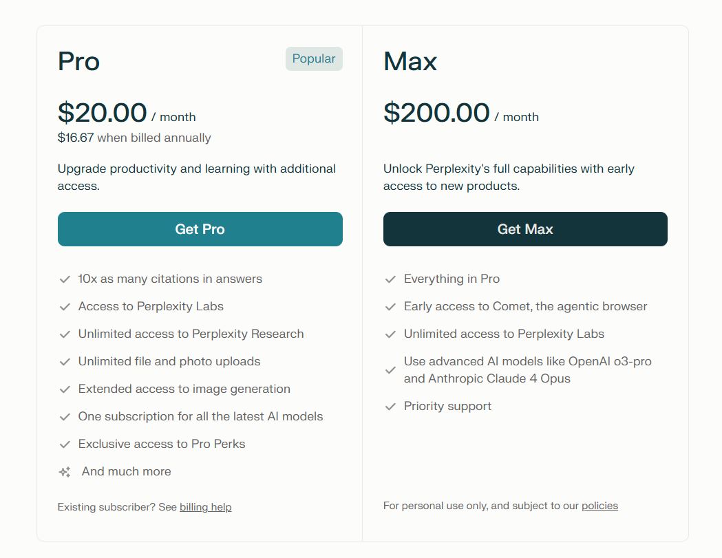 Perplexity abandons ads and bets on a subscription model.