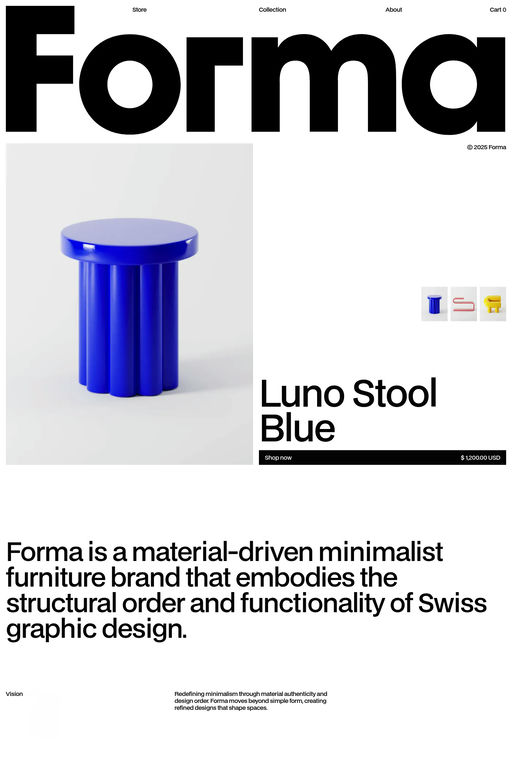 Forma template screenshot