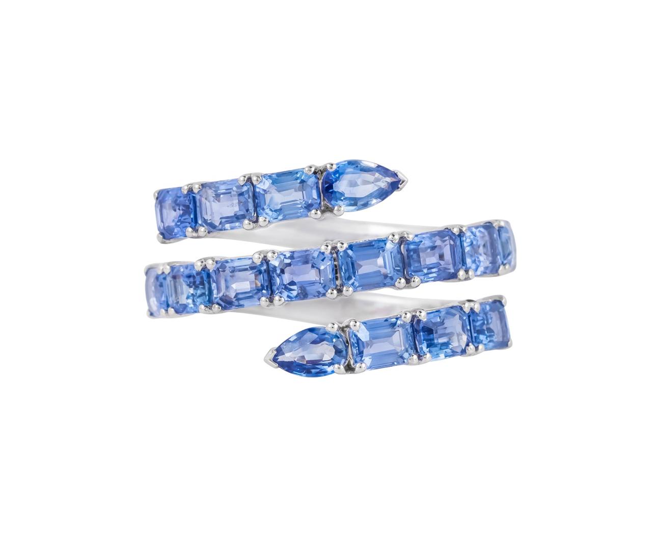 BLUE SAPPHIRE WRAP RING