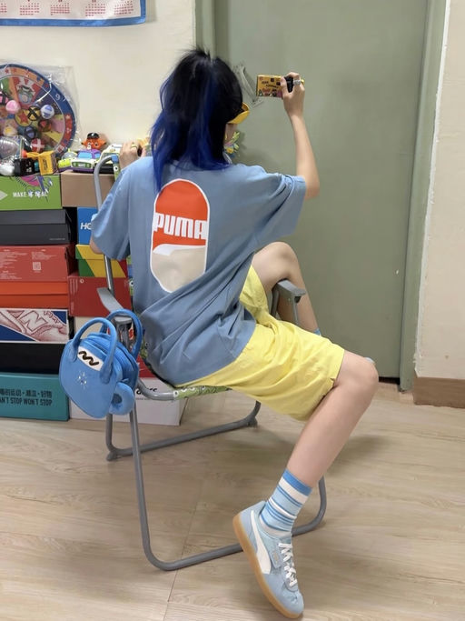 【好夏天的一抹蓝】【Puma 鞋 $27】