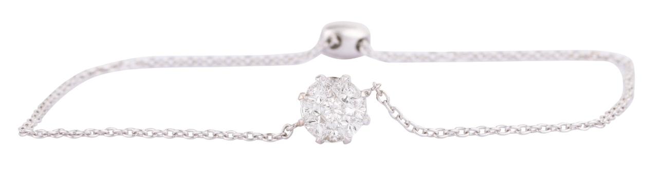 ILLUSION SET DIAMOND “SOLITAIRE” BRACELET