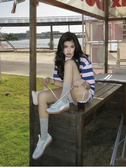 【好夏天的一抹蓝】【Puma 鞋 $27】