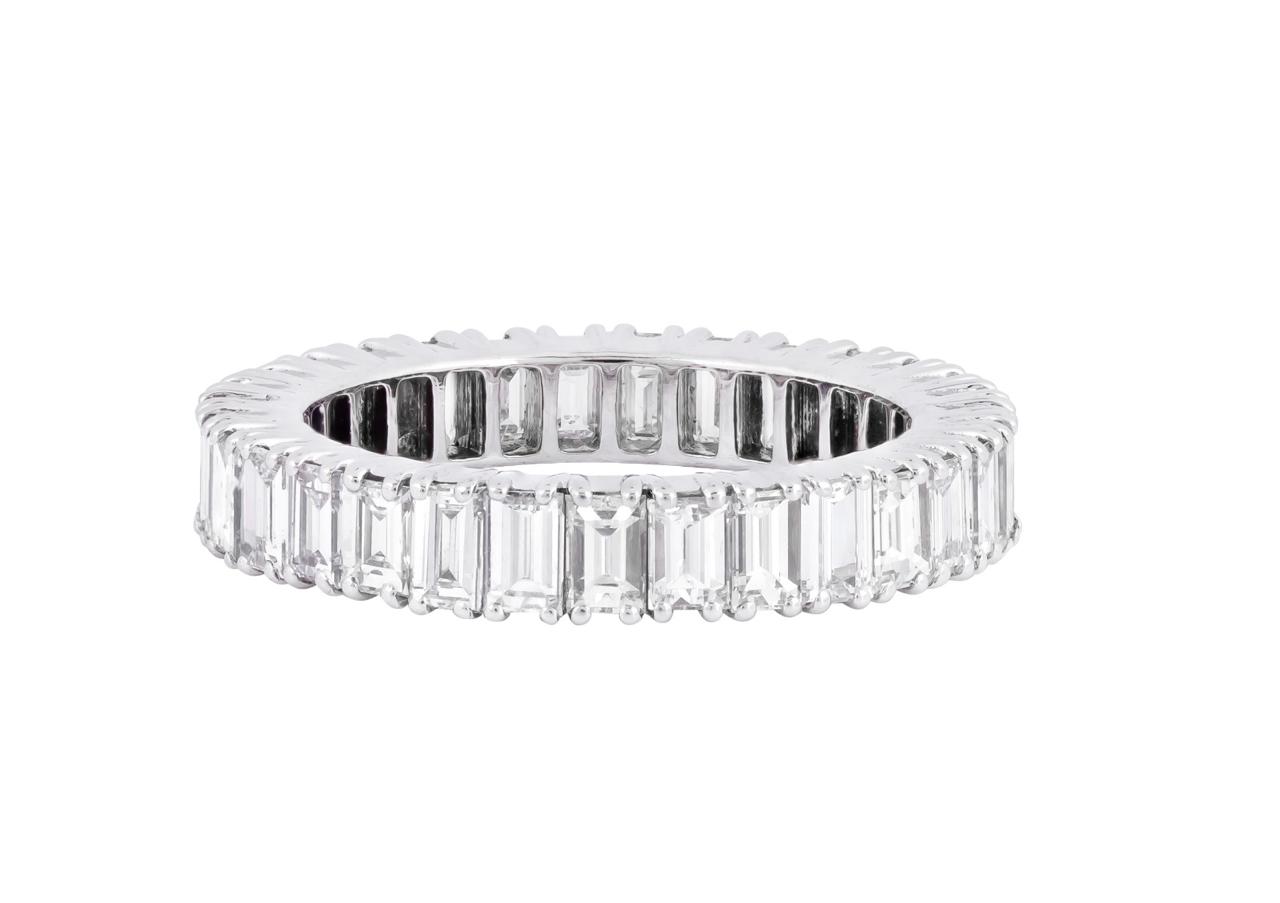 DIAMOND BAGUETTE ETERNITY BAND RING