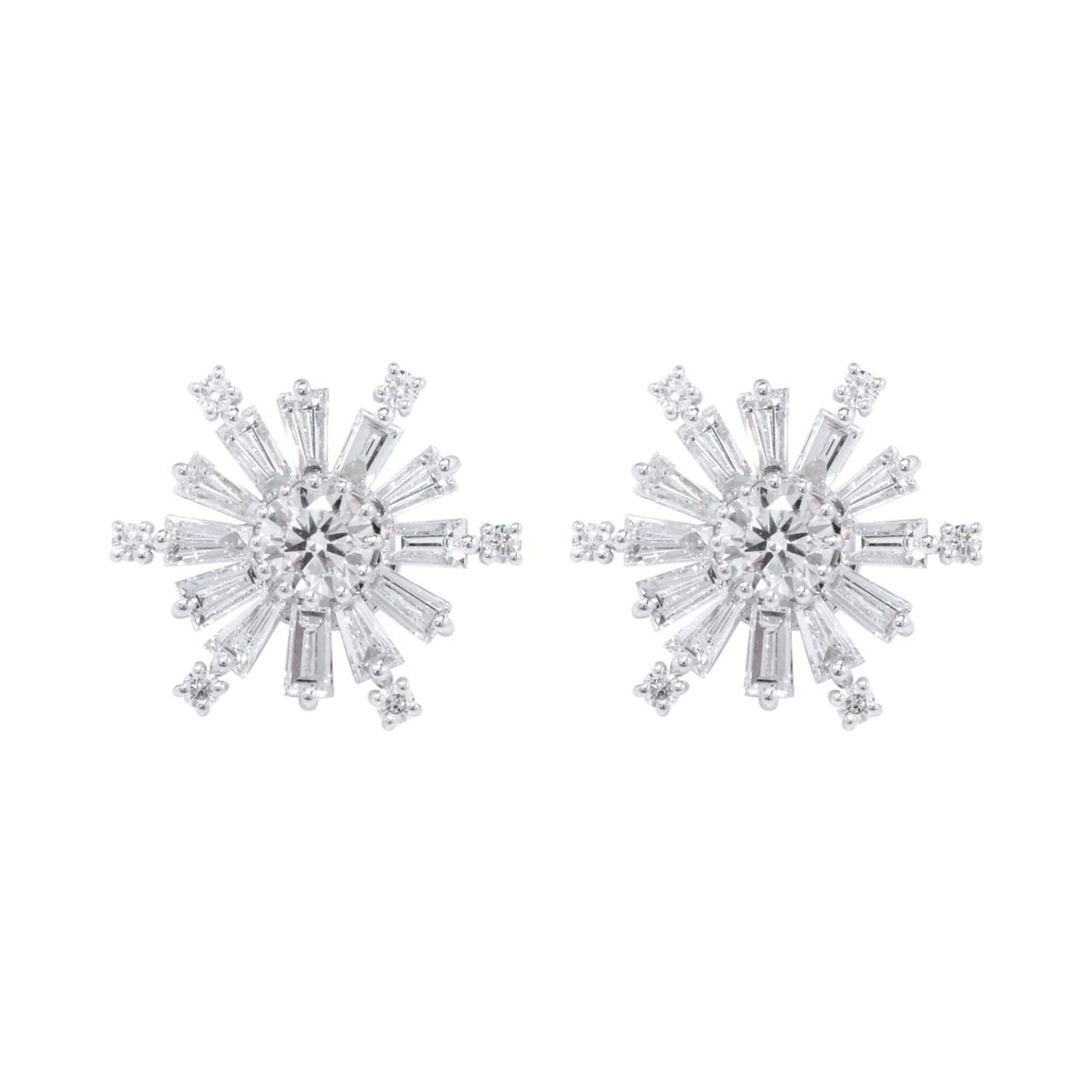 DIAMOND SNOWFLAKE EARRINGS