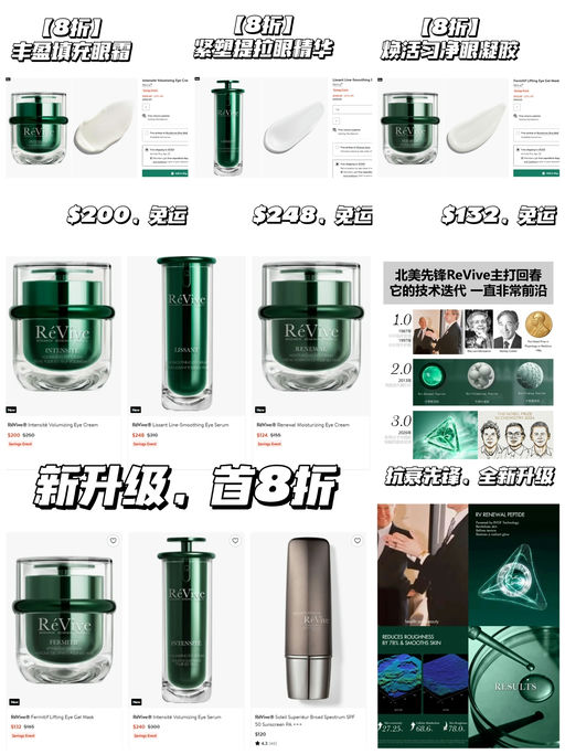 【OMG！是升级版~】【RéVive 8折】