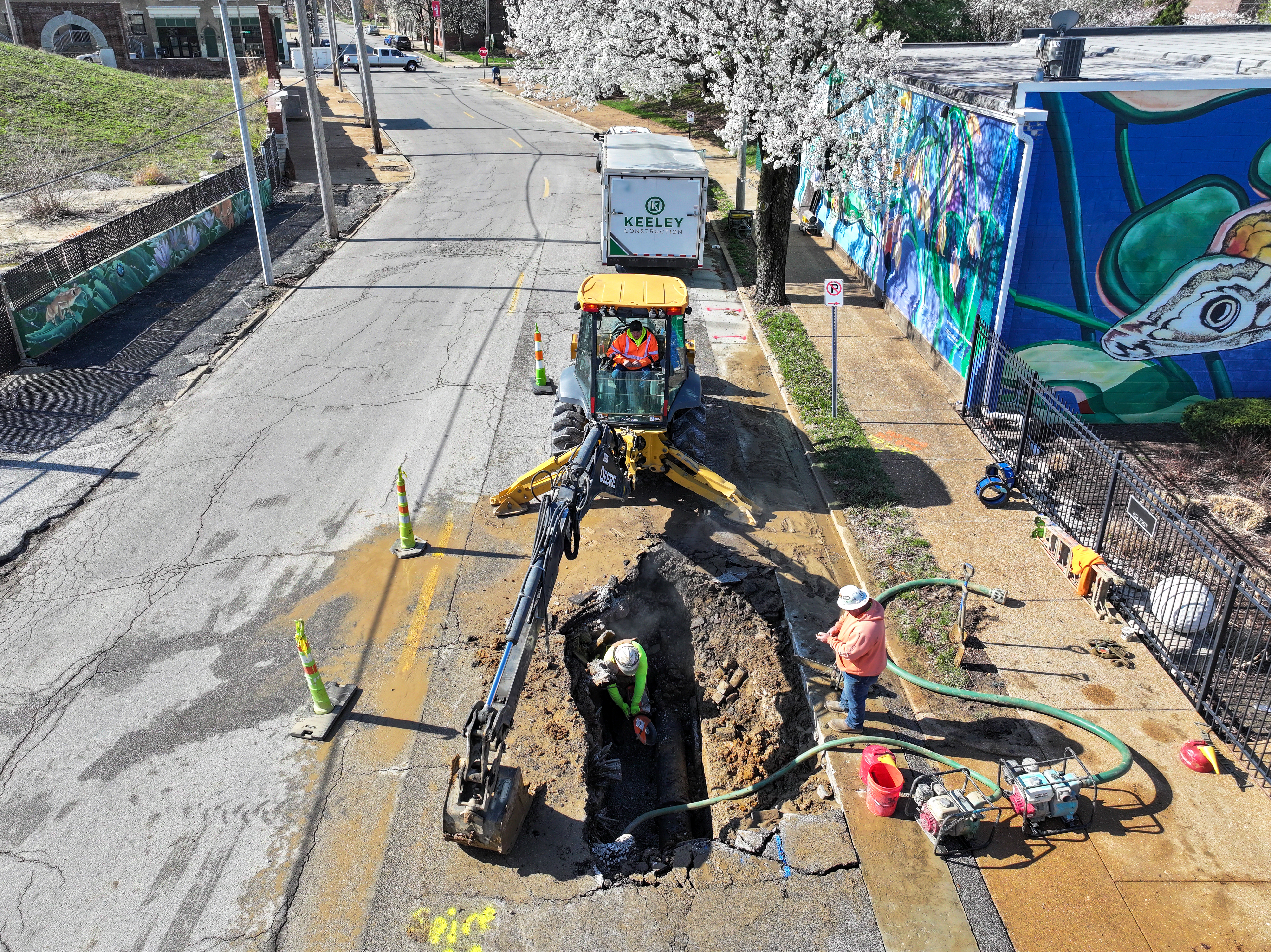 STL City Water - Emergency Water Main Repair