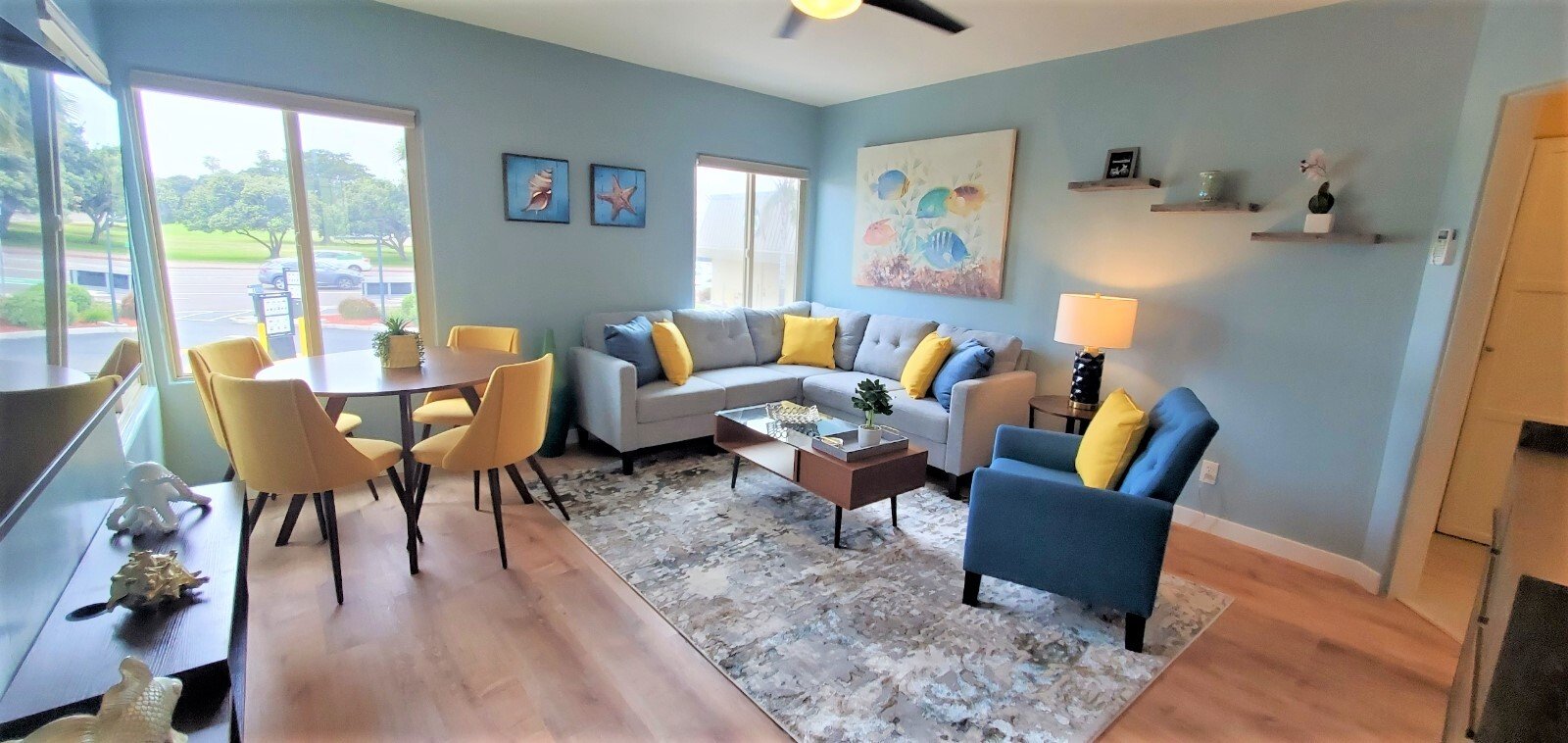 Living Room & Kitchen