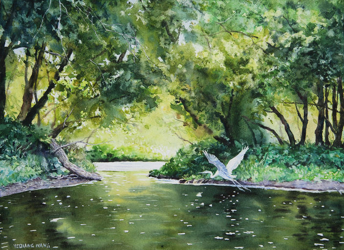 Watercolor landscape Workshop with Ye Wang