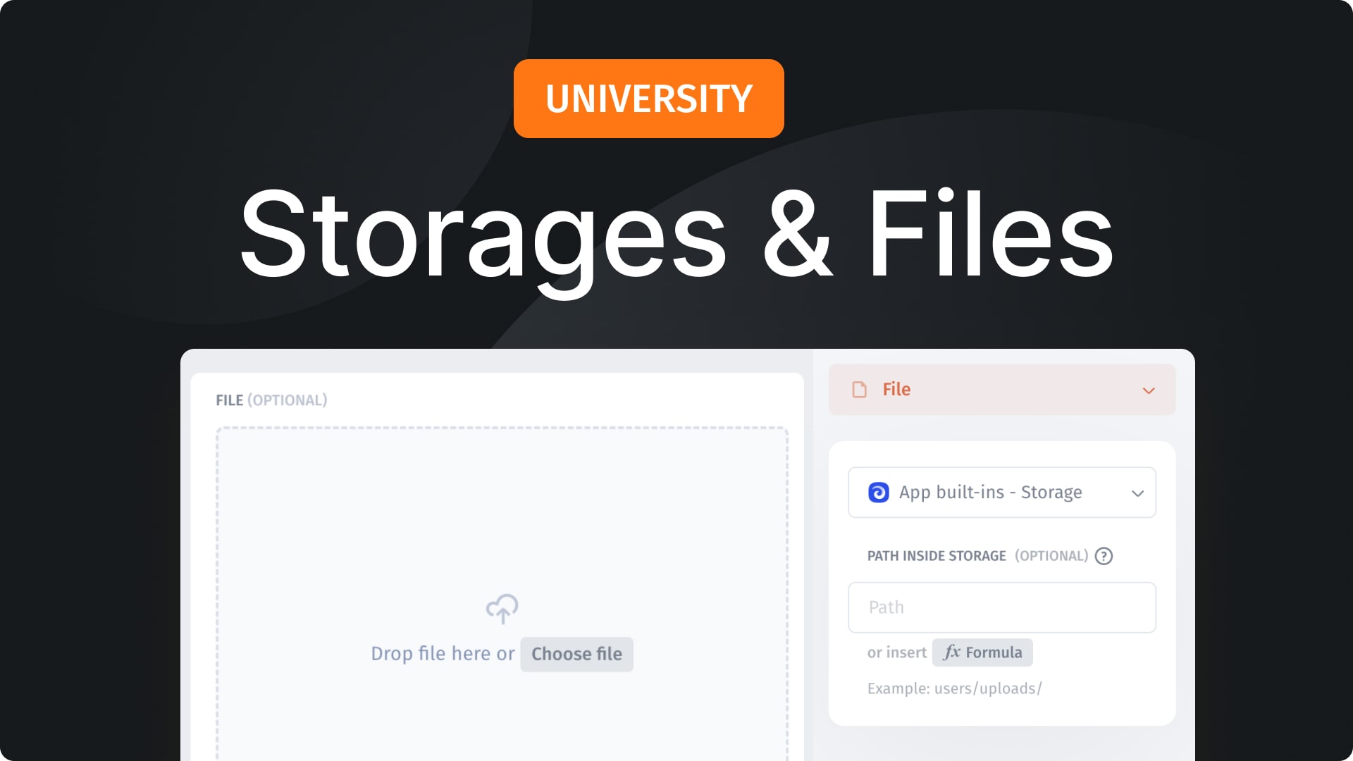 Storage & Files