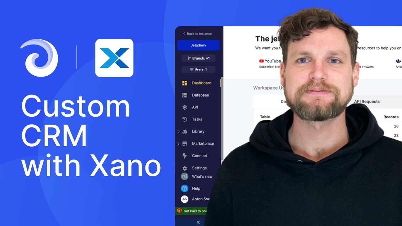 How to Build a Custom CRM using Xano and Jet Admin