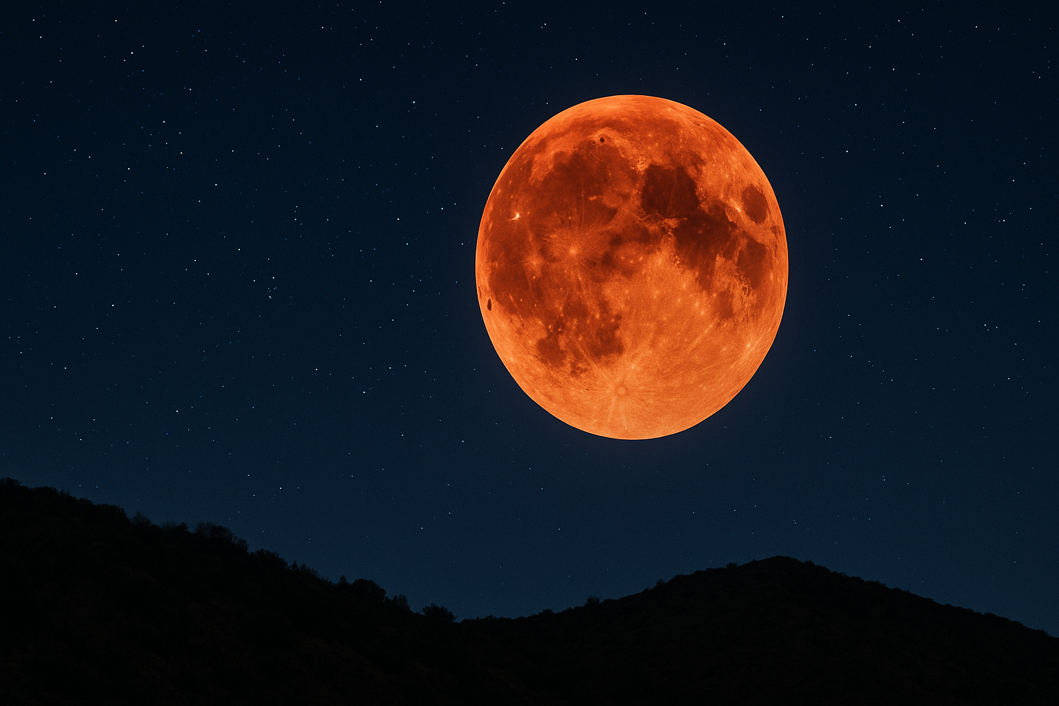 when will the moon turn red