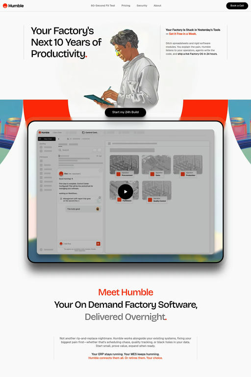 Humble website screenshot