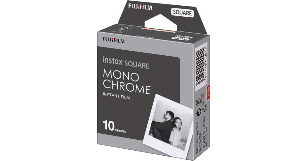 Instax Square Monochrome - 10 Sheets