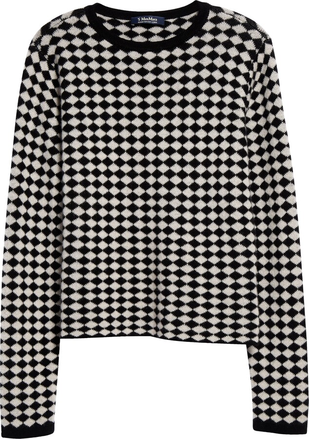 Max Mara Sweater Rombi Diagonal Check
