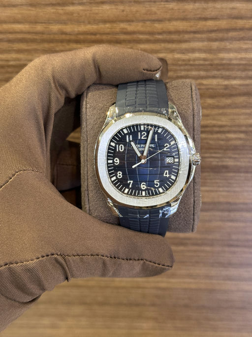 Patek Philippe Aquanaut Ref. 5168G blue  — Brand New, authenticated by 13th Time