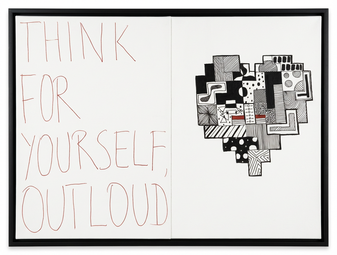 Think for yourself, OUTLOUD