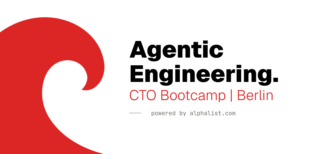Two days for CTOs and engineering leaders who want to understand what coding agents actually change — in their codebase, their teams, and their org. No hype. Real adoption stories, live tooling, honest conversations.
