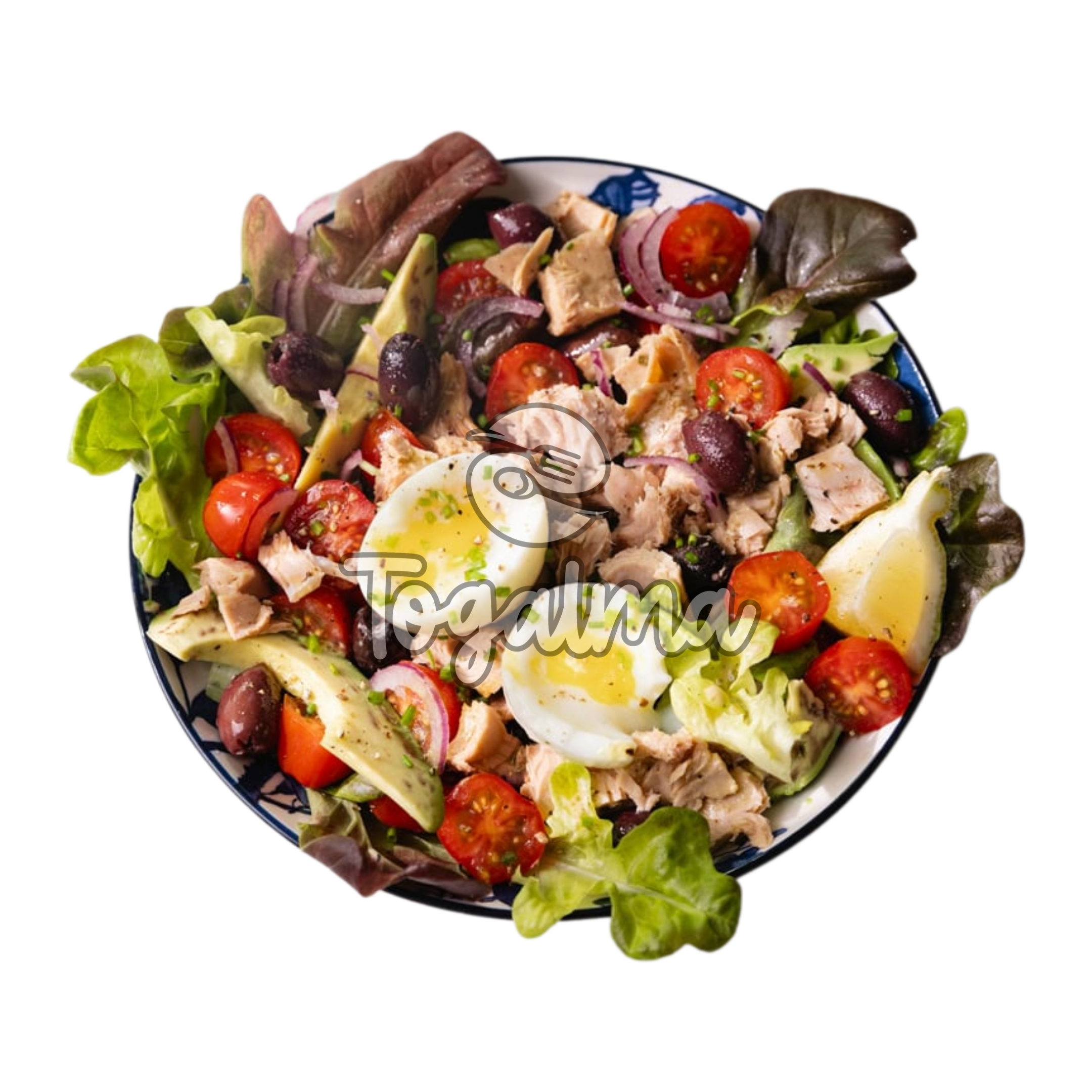 Salade de thon composée