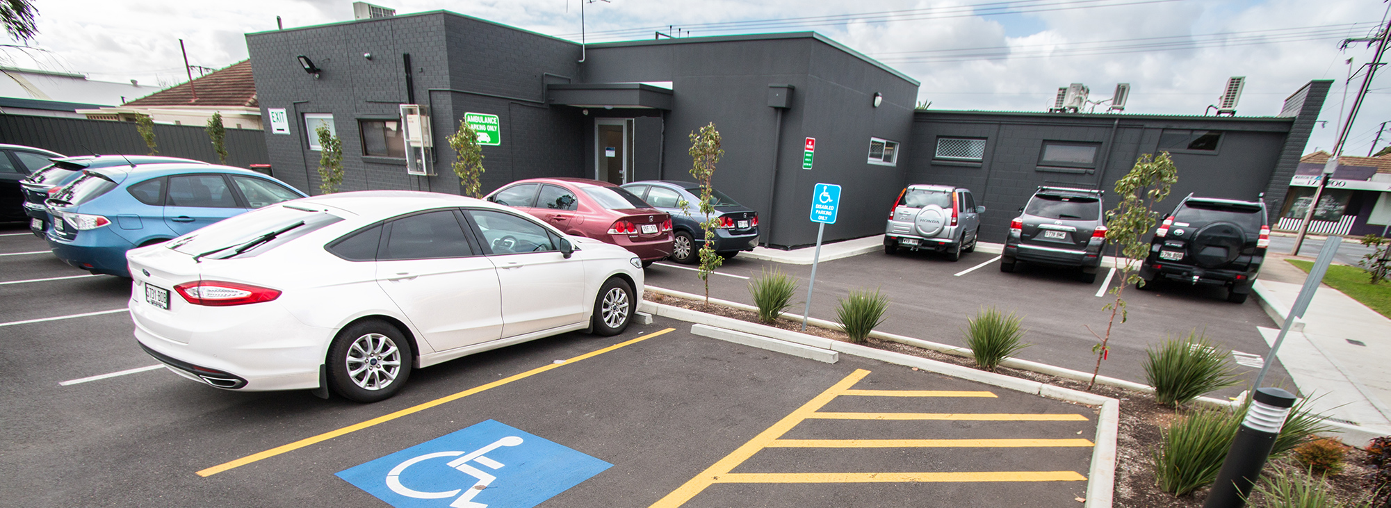 Car Parking Area at Plympton Park Day & Night Surgery