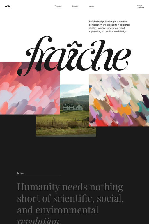 Fraiche website screenshot