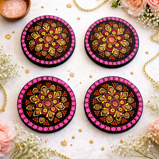 Radiant Petal - Set of 4 Coasters