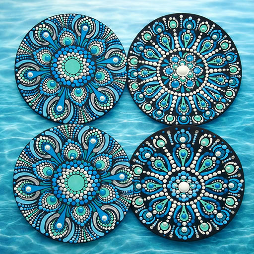 Blue Serenity Coaster Set