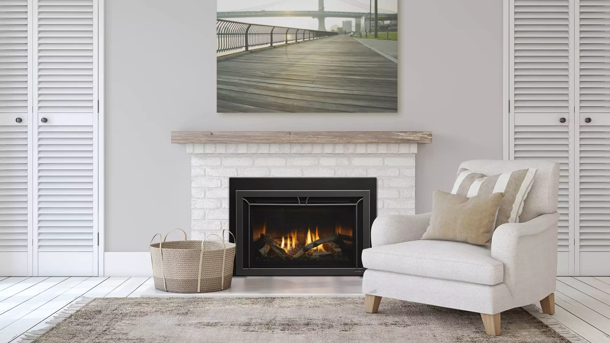 Cosmo Gas Fireplace Insert