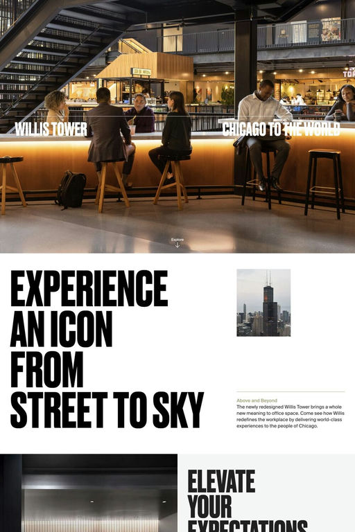 Willis Tower website screenshot