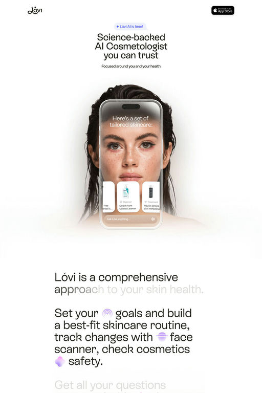 Lovi website screenshot