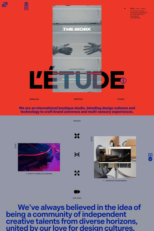 L'Étude website screenshot