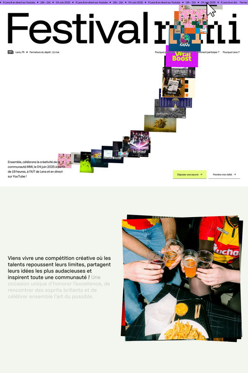 MMI Festival website screenshot