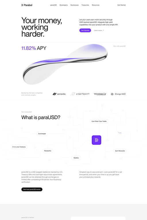 Parabol website screenshot