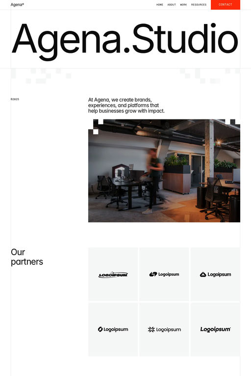 Agena template screenshot