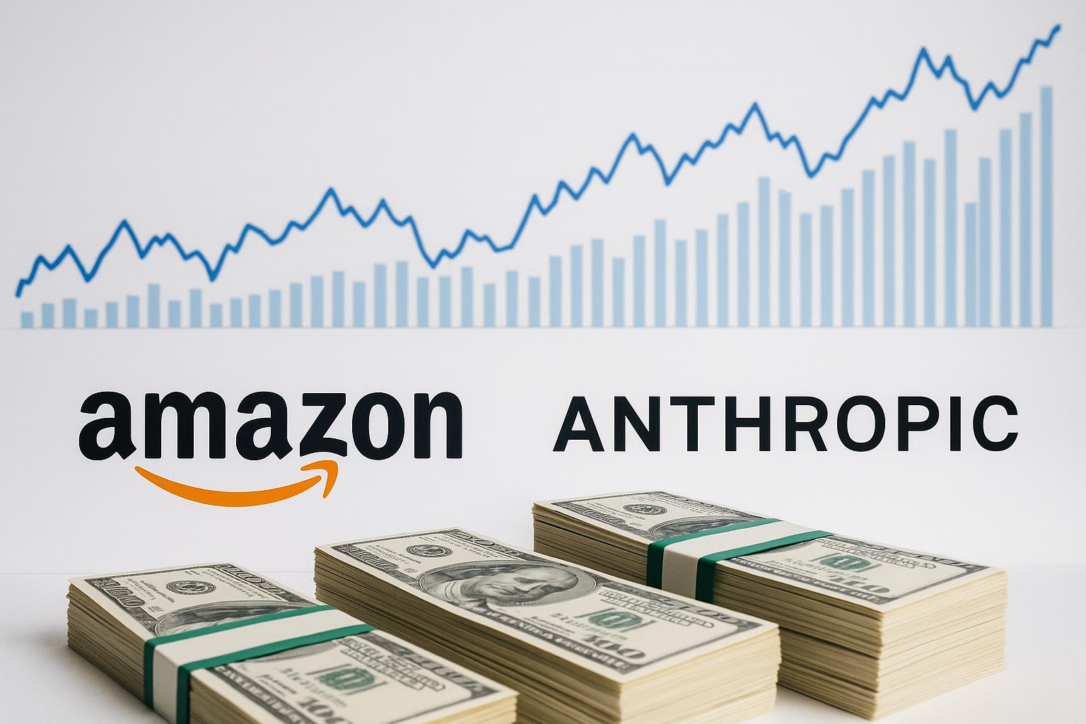 Amazon rafforza il suo investimento in Anthropic con ulteriori 5 miliardi di dollari.