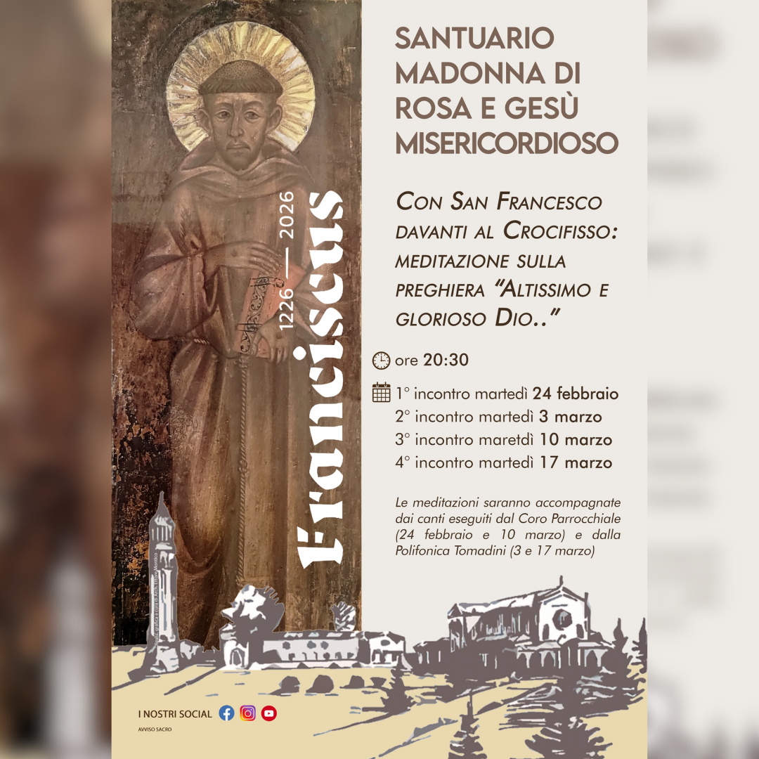 Con San Francesco davanti al crocifisso: meditazione sulla preghiera 