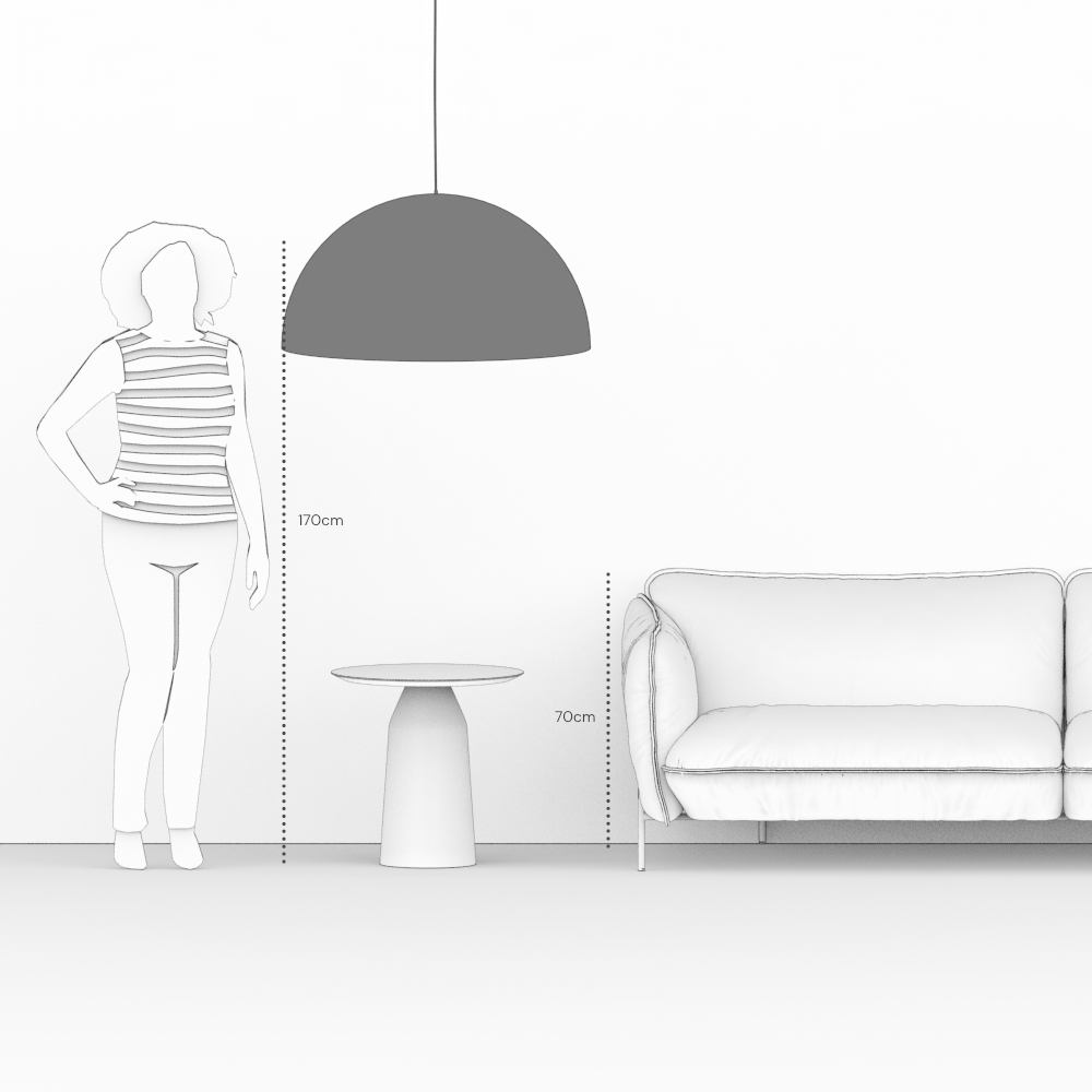 Pendente SFERA 80cm – iluminação de teto