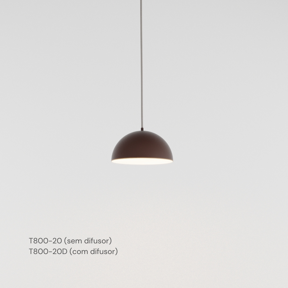Pendente SFERA 20cm – iluminação de teto