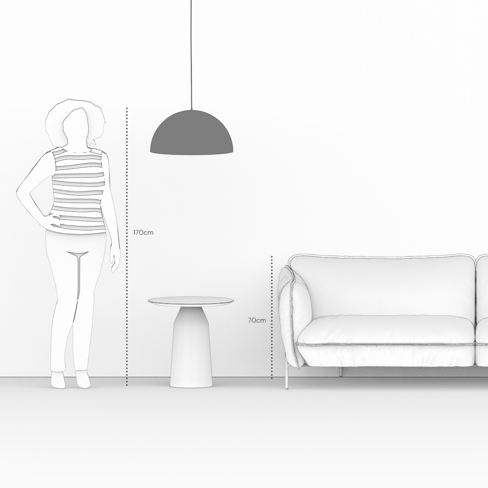 Pendente SFERA 50cm – iluminação de teto