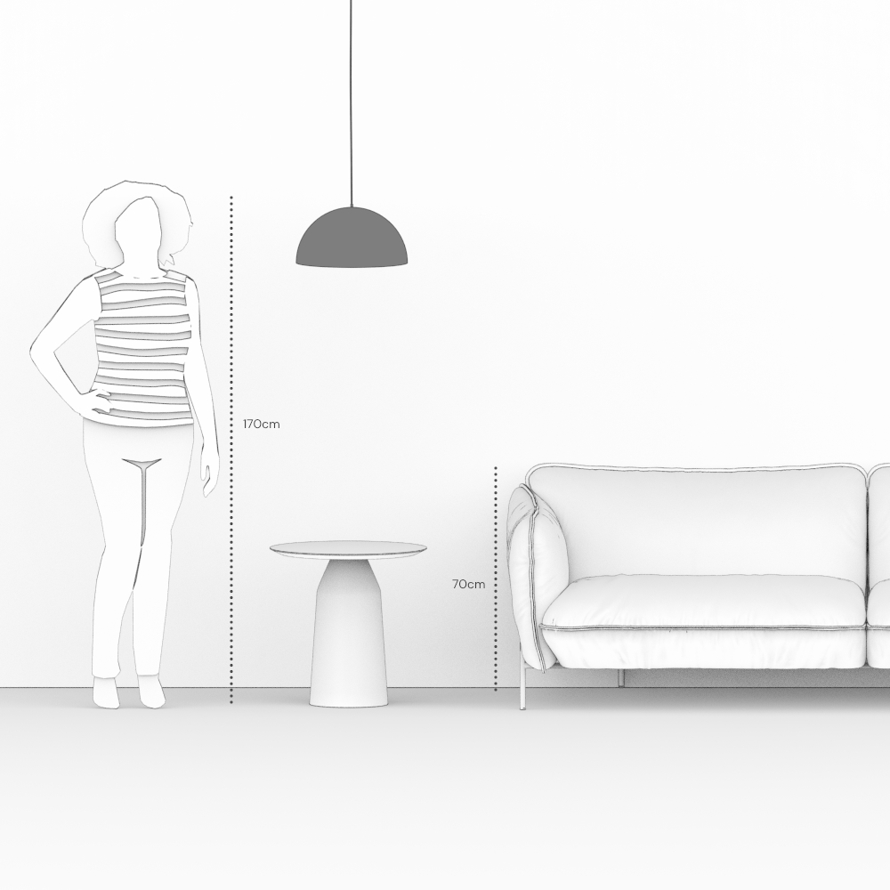 Pendente SFERA 35cm – iluminação de teto