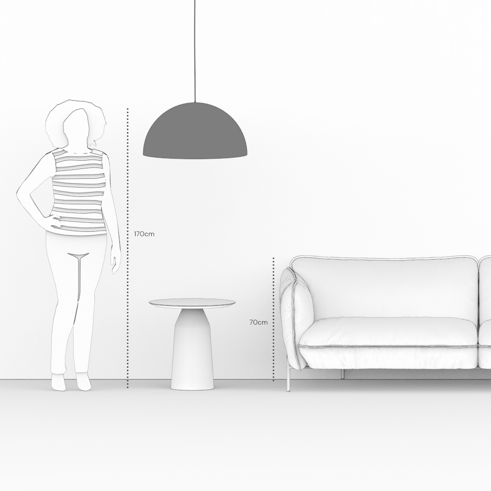 Pendente SFERA 60cm – iluminação de teto