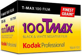 Professional Tmax 100 Black & White 35MM Film - 36 Exp